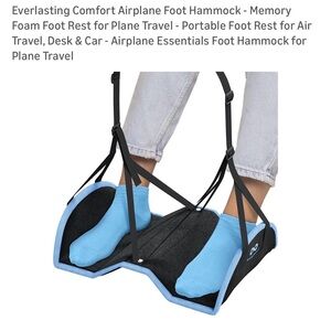 Everlasting Comfort Airplane Foot Hammock Footrest